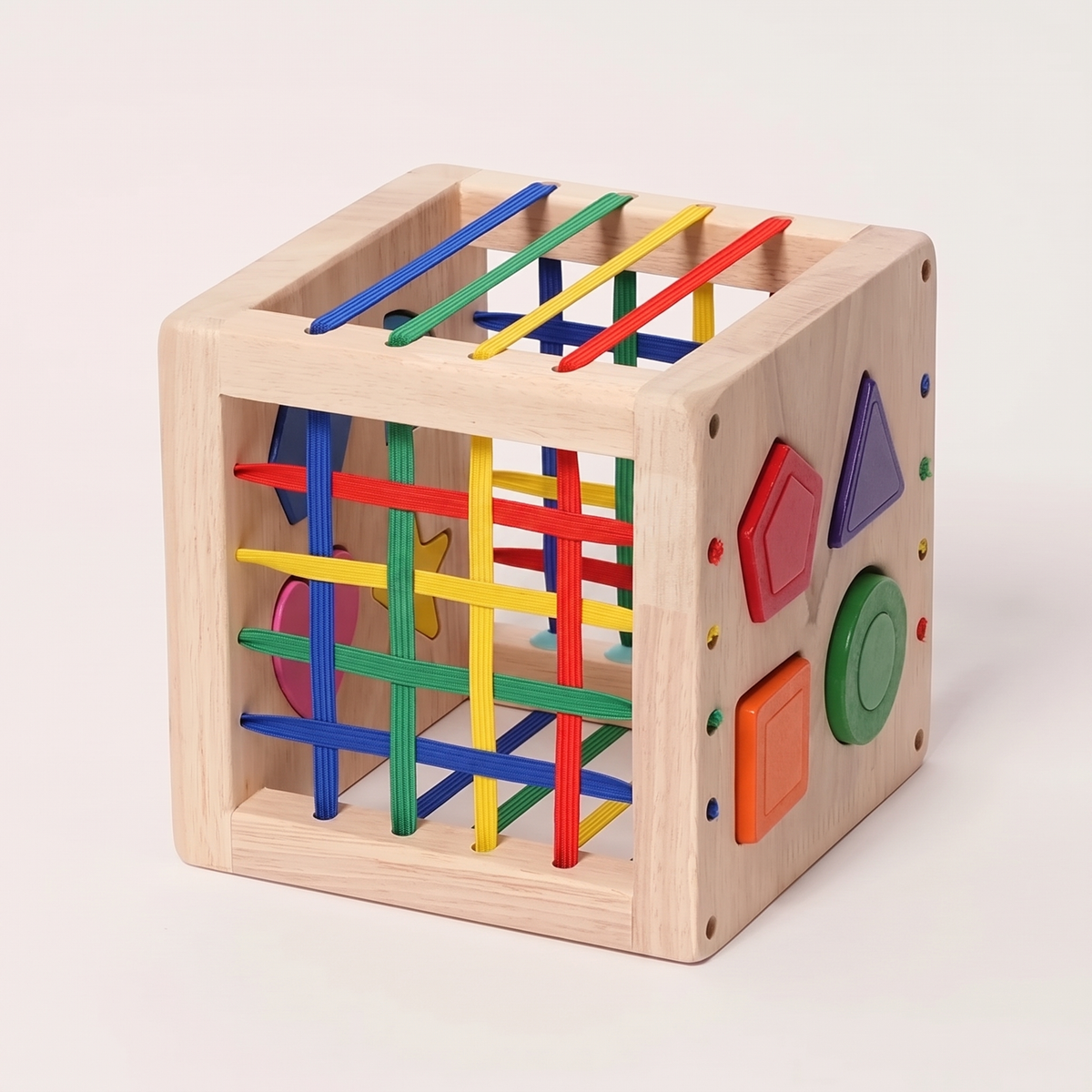 Wooden Sorting Cube